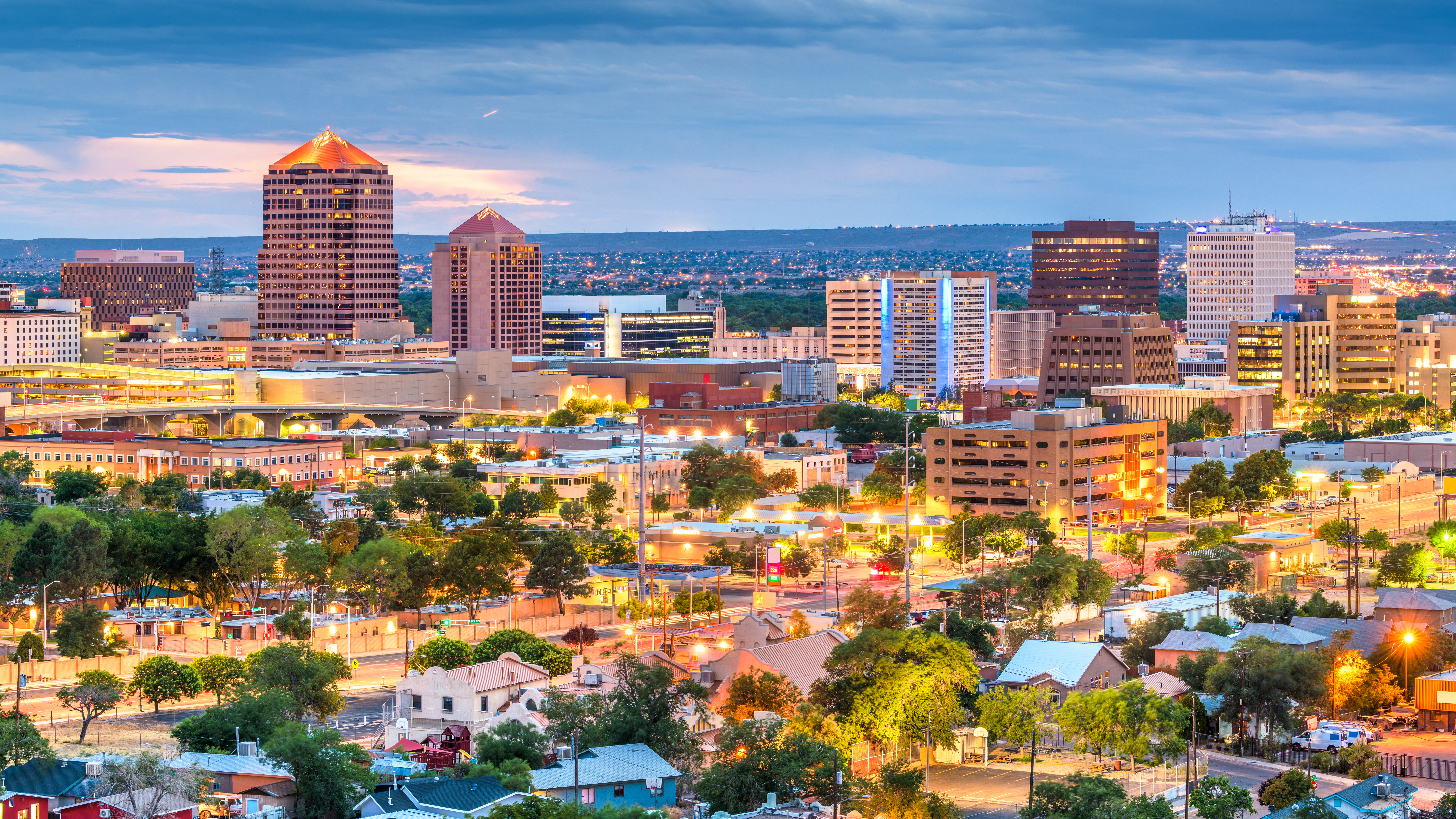 City Skyline in ABQ, NM